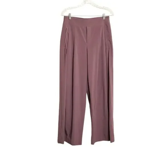 ATHLETA Brooklyn Heights Mauve Career Wear Office Professional Dress Pants 6 - Picture 2 of 10